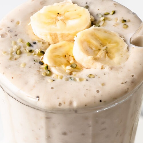 Banana Oat Protein Smoothie Blended Bites