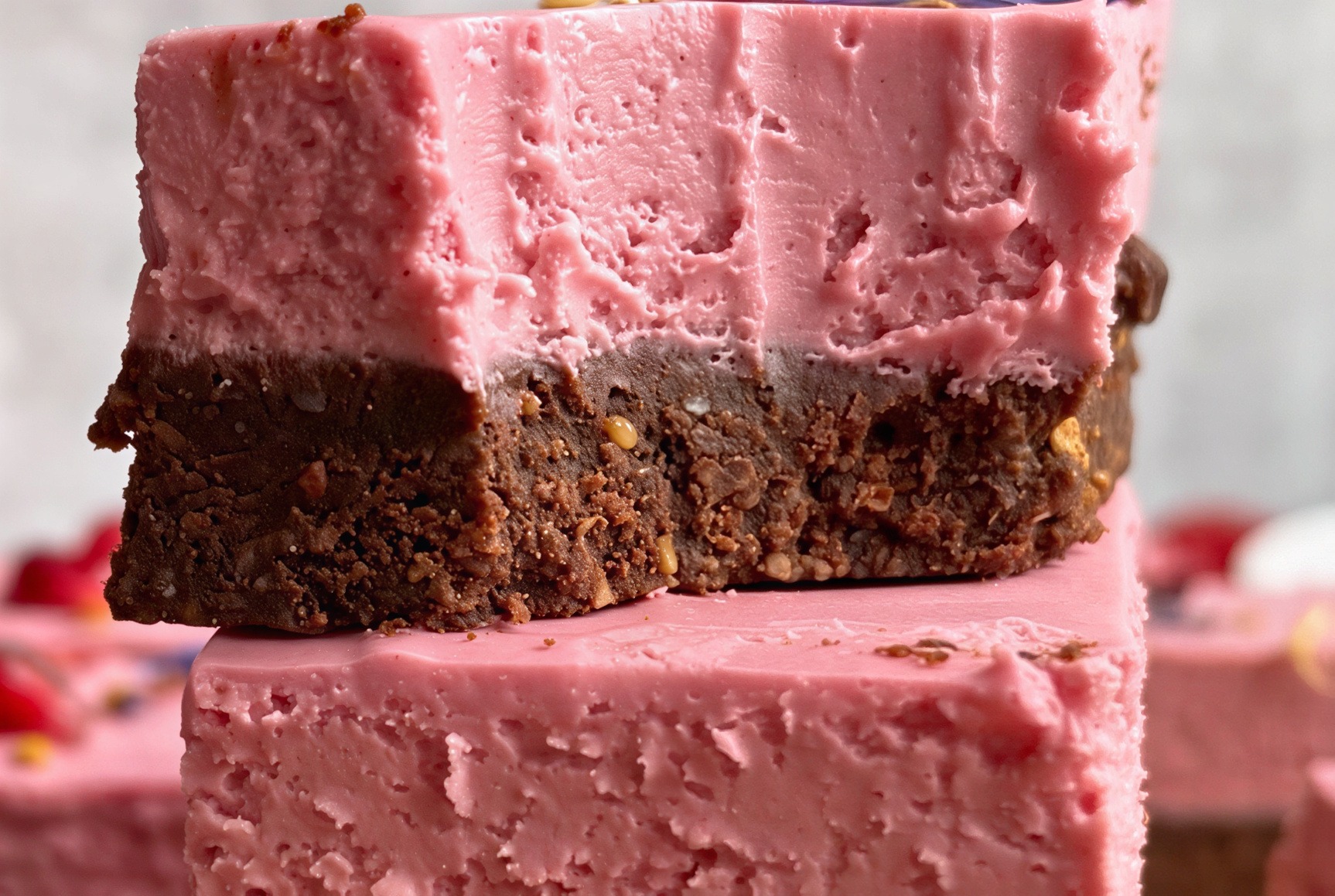 Raspberry Coconut Cream Protein Bars