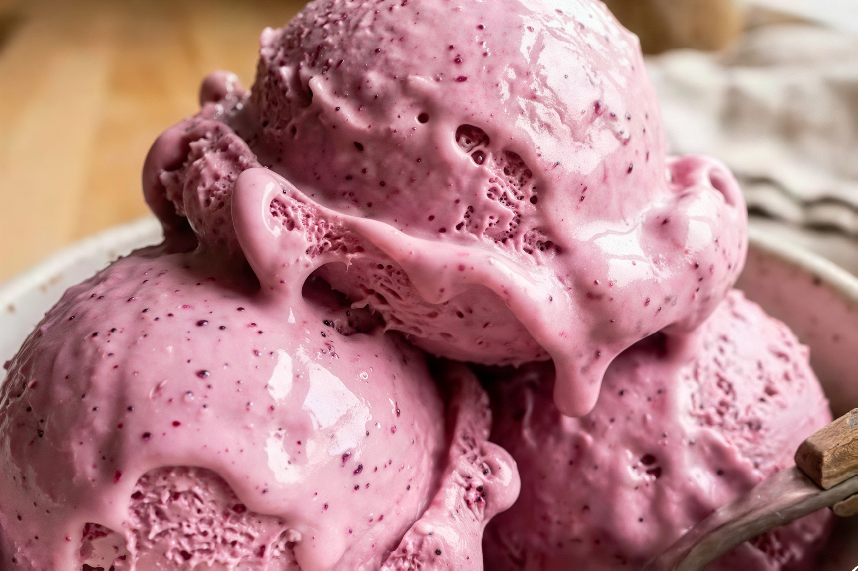 Mixed Berry Protein Nice Cream