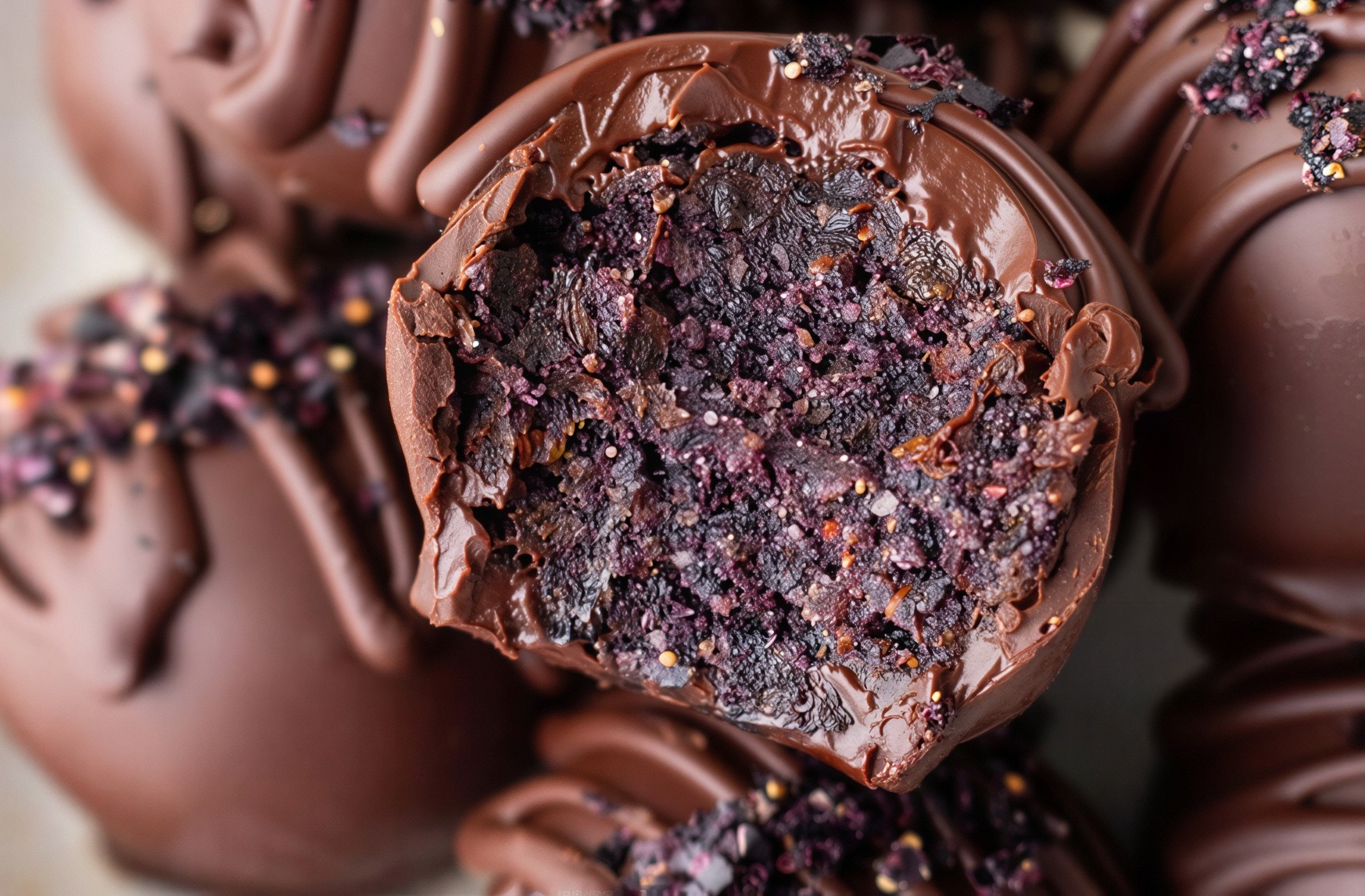 Blueberry Protein Balls