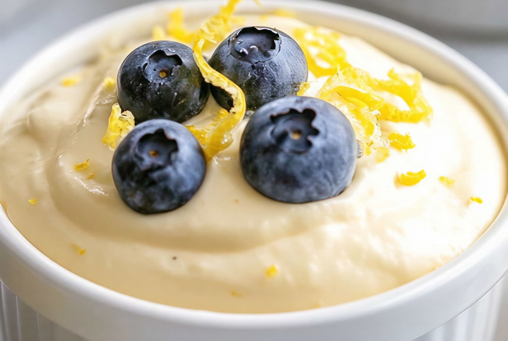 Fluffy Lemon Protein Mousse