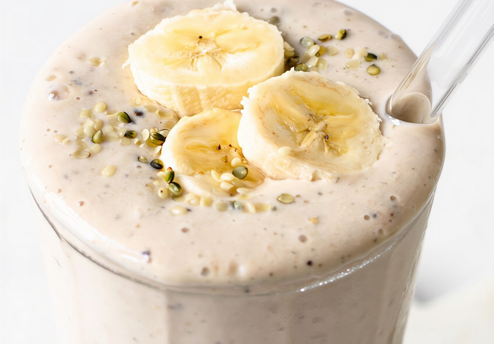 Banana Vanilla Cream Protein Smoothie