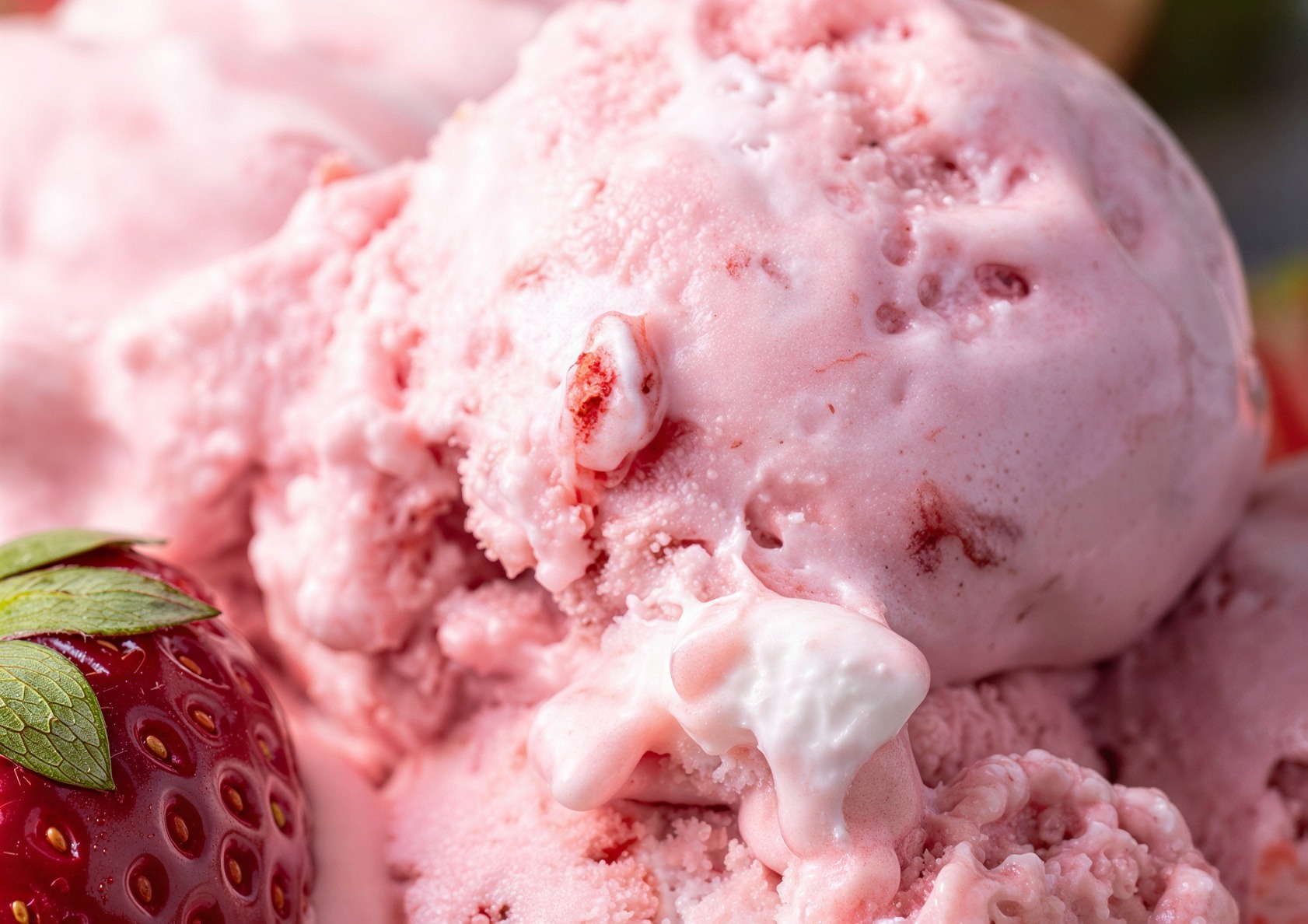 Strawberry Banana Protein Nice Cream