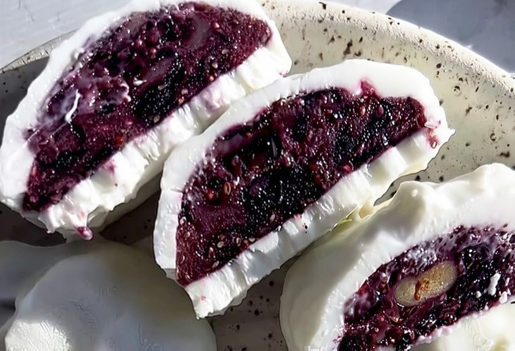Frozen Blueberry Protein Clusters
