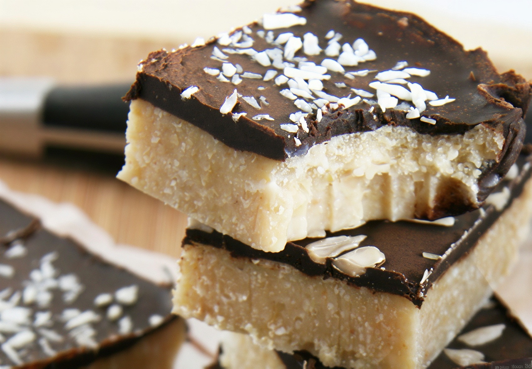 Carob Coconut Protein Bars