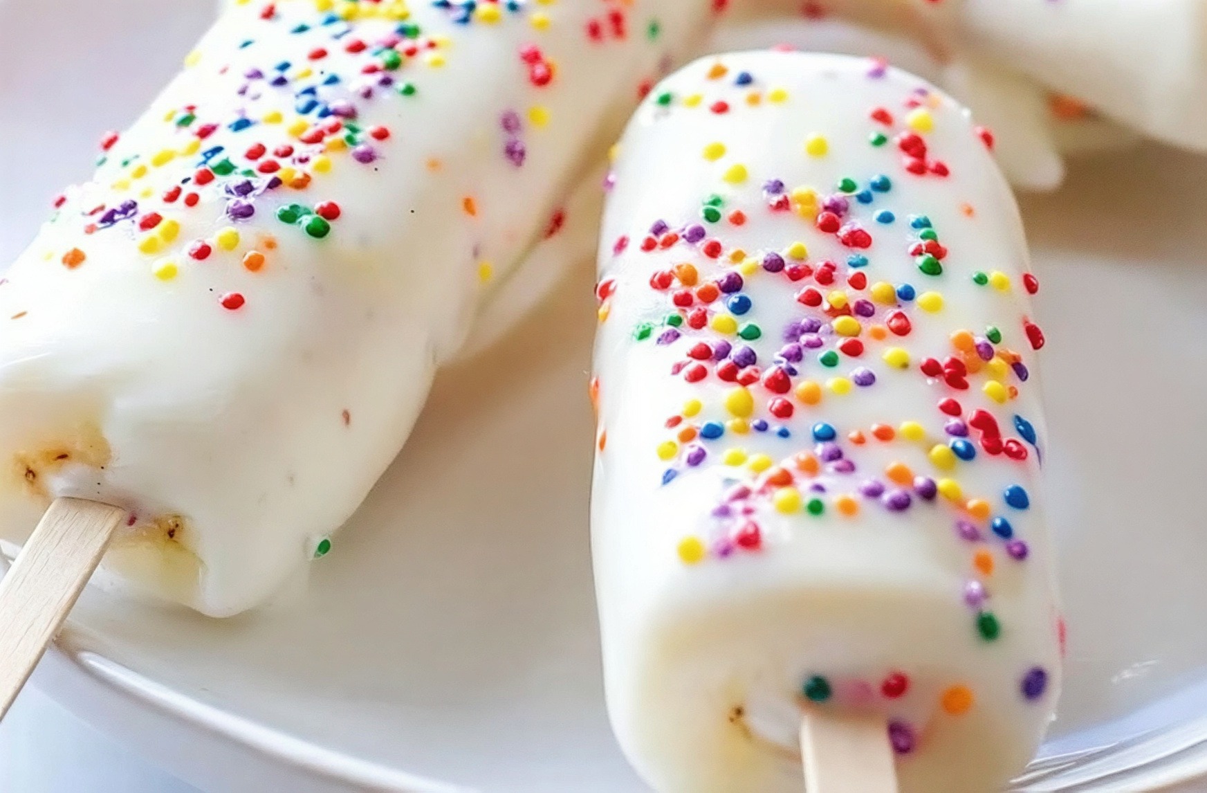 Banana Yogurt Protein Pops