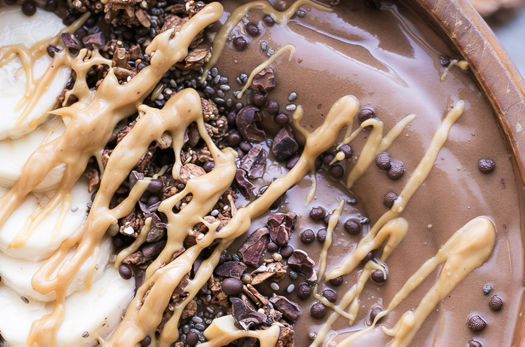 Snickers Protein Smoothie Bowl