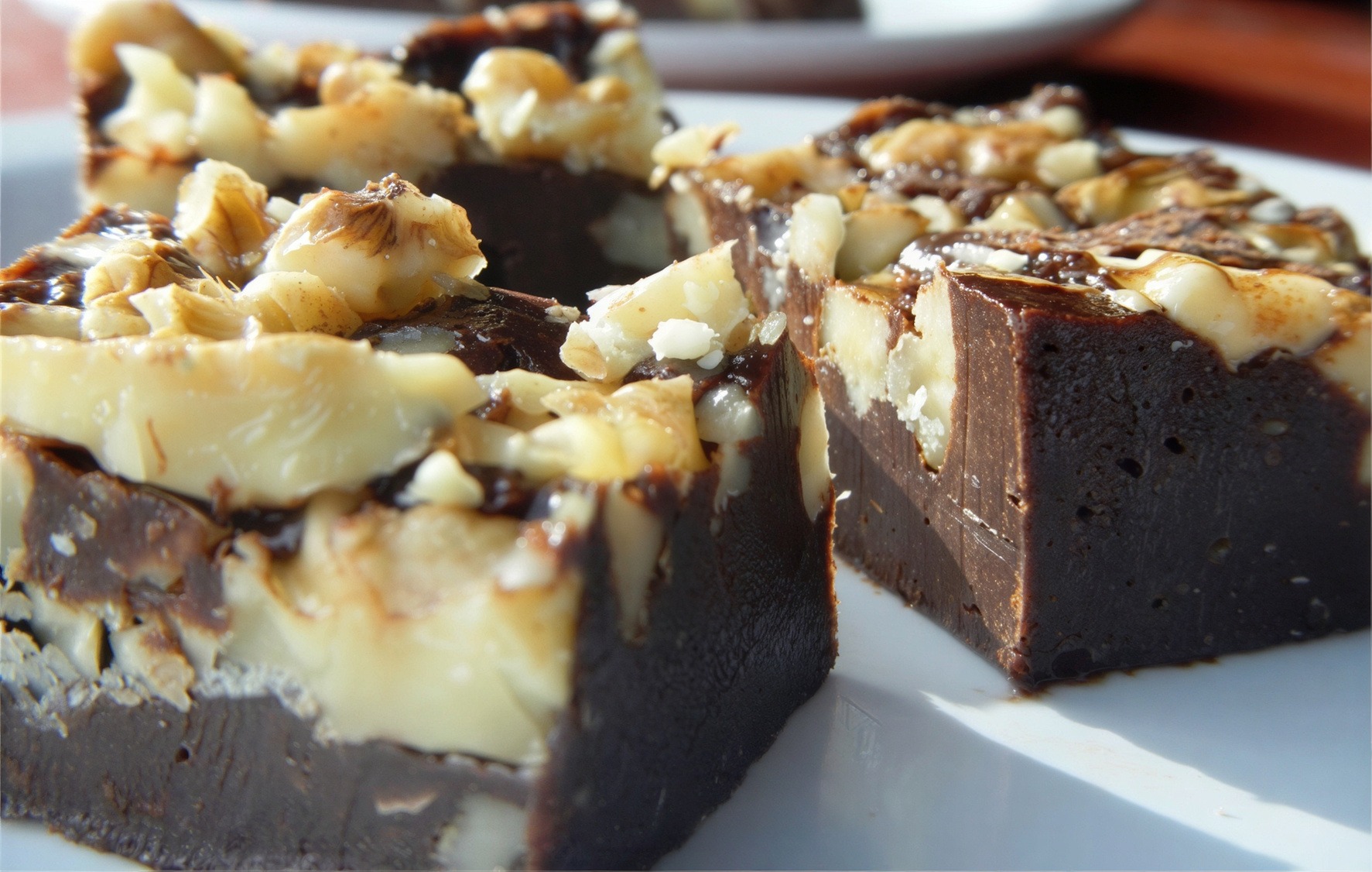Walnut Coconut Protein Fudge
