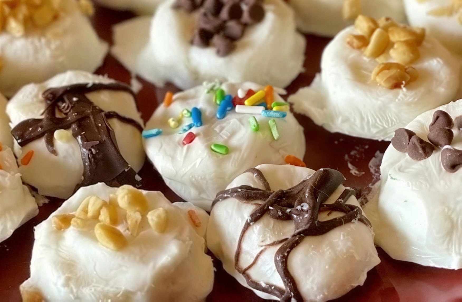 Frozen Yogurt Banana Protein Bites