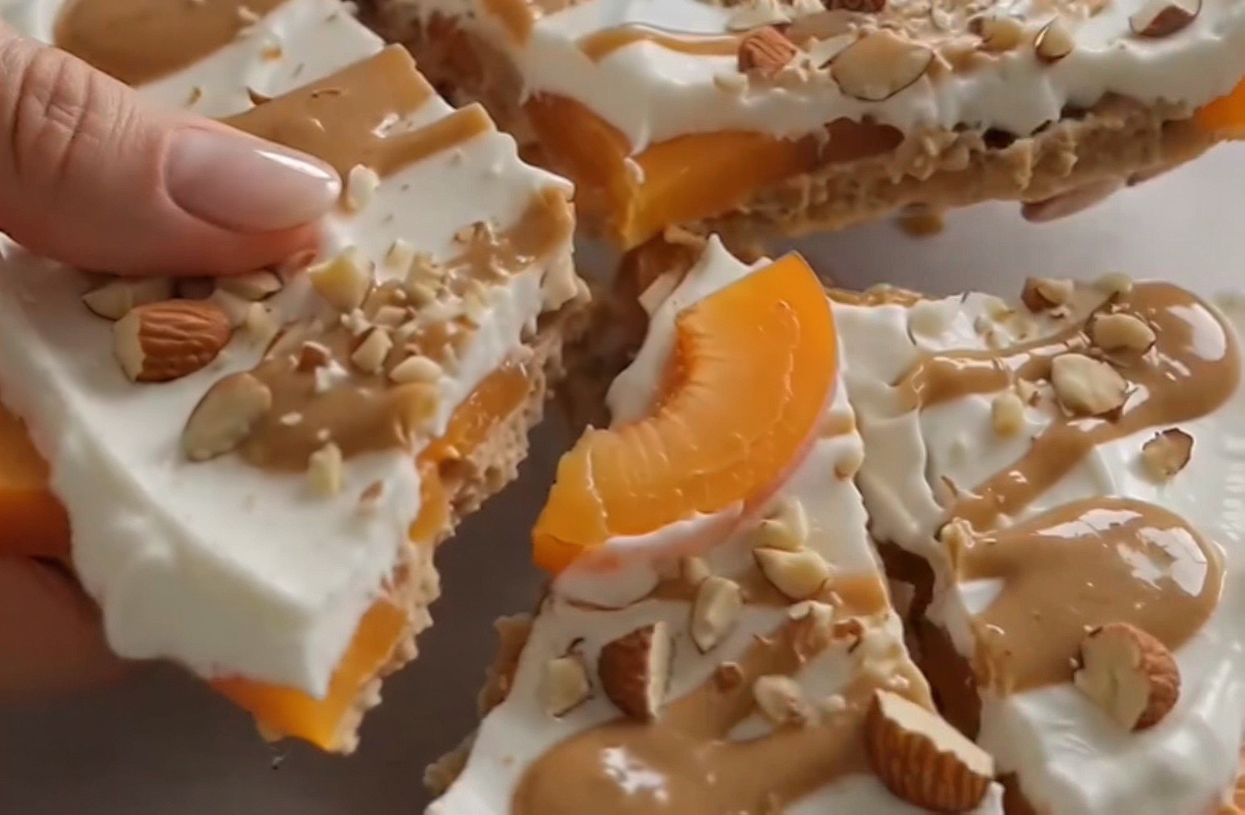 Apricot Cream Protein Bark