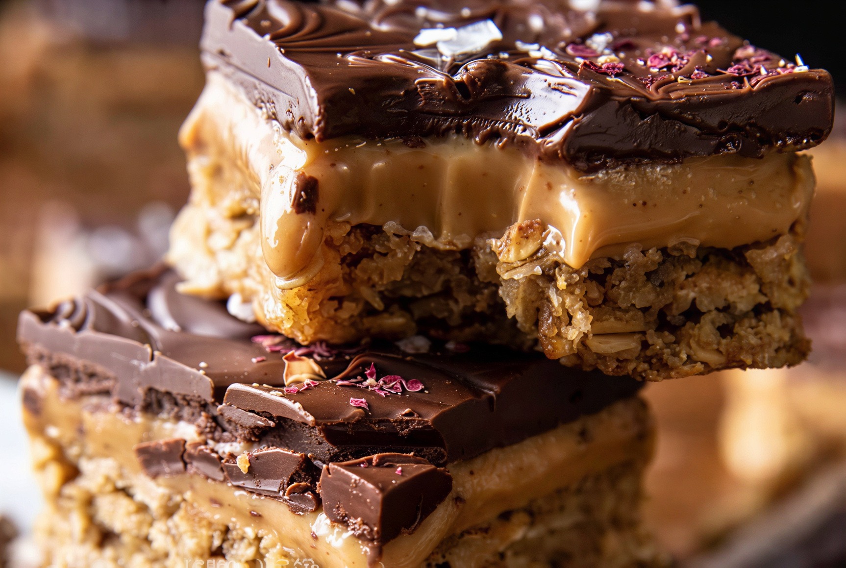 Chocolate Peanut Butter Protein Bars