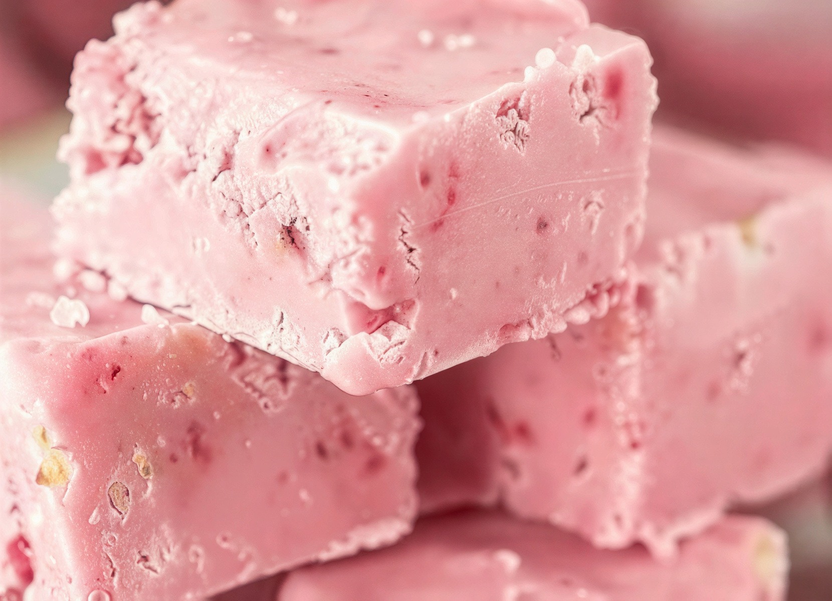 Raspberry Coconut Protein Fudge
