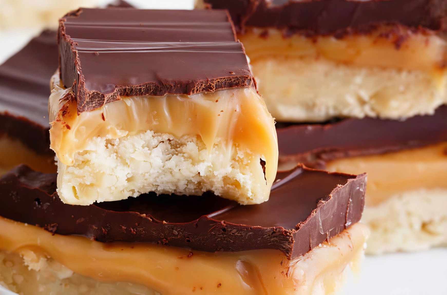 Protein Twix Bars (Copycat Version)