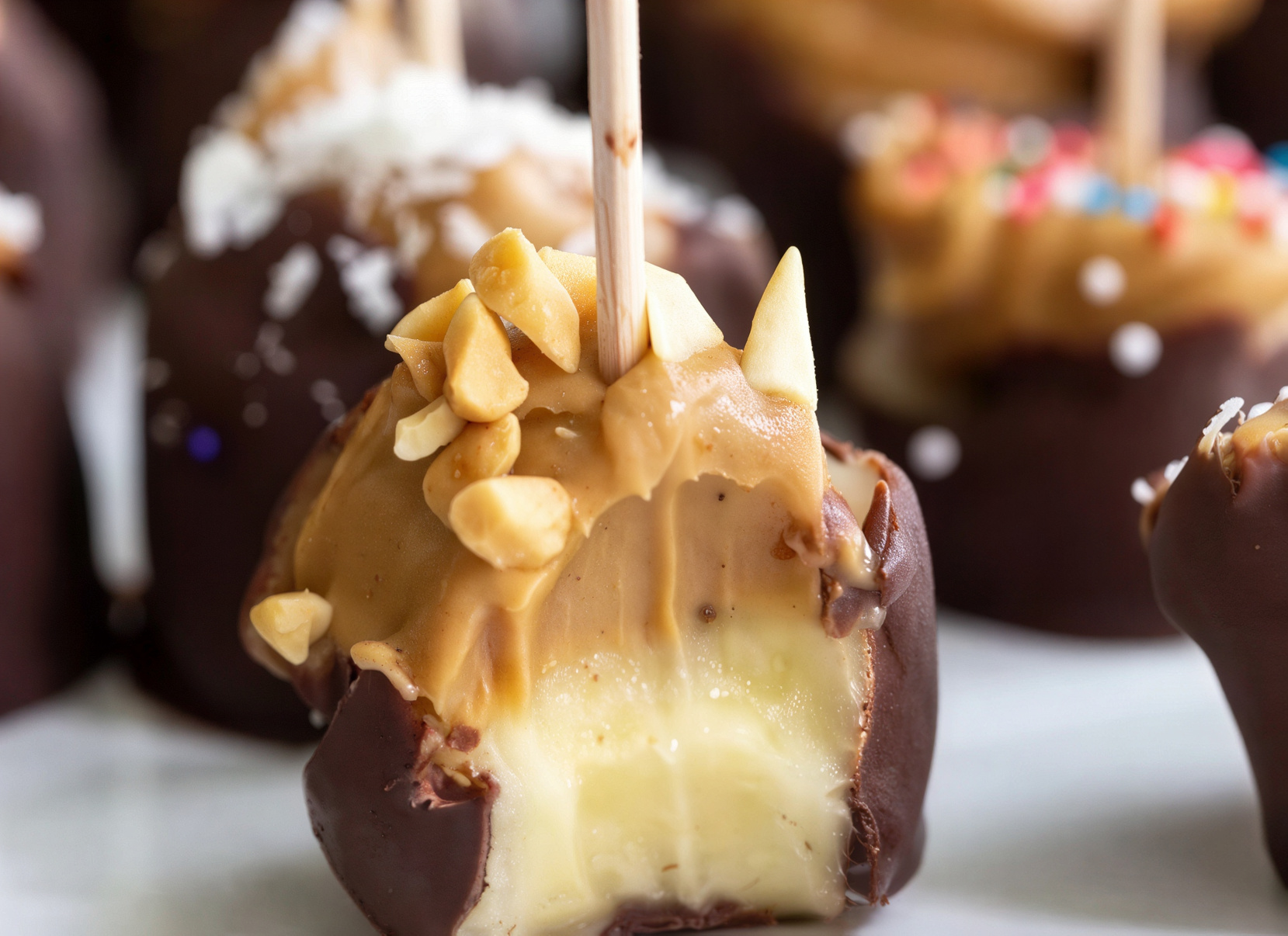 Banana Protein Chocolate Bites