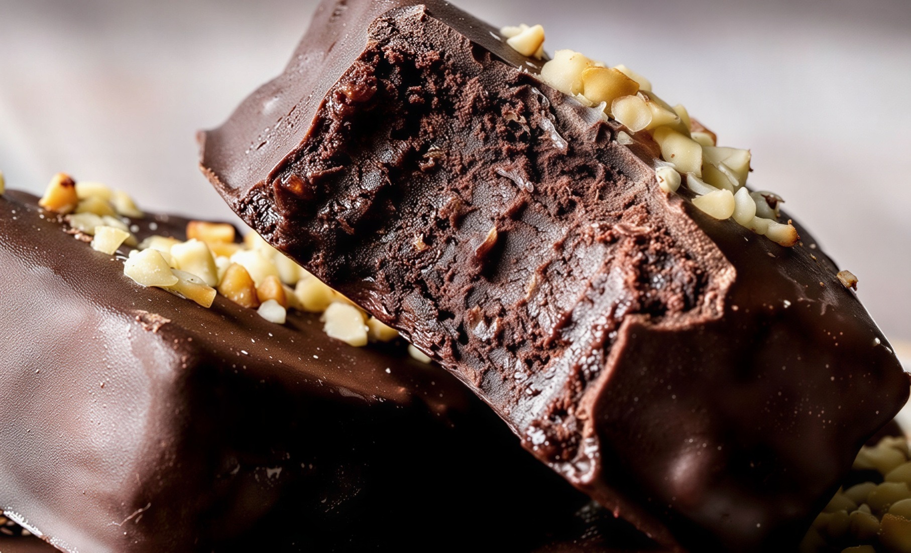 Chocolate Tahini Protein Brownies